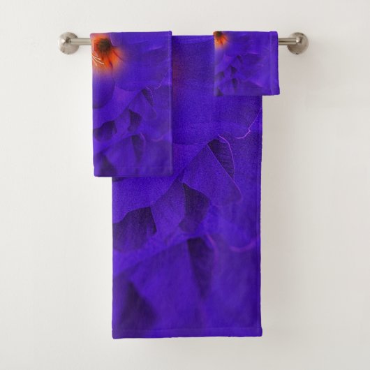 Handdoek Sword Flower Paarse Multiply (Insitu)