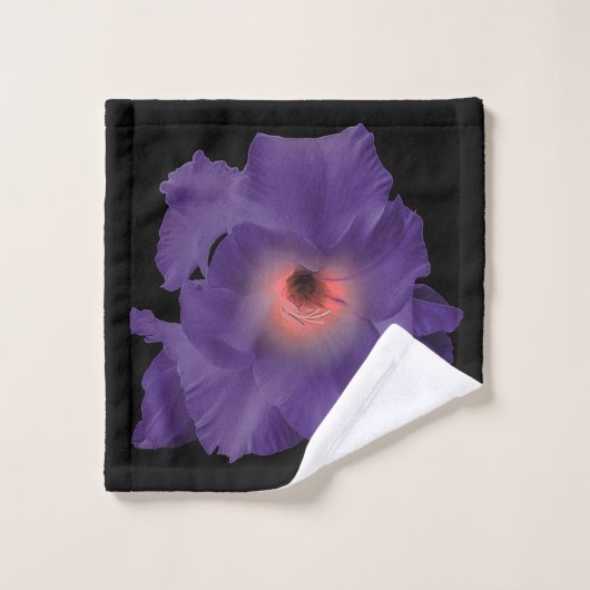 Handdoek Sword Lily Indigo Pink (Wasdoekje)