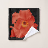 Handdoek Sword Lily Red Yellow (Wasdoekje)