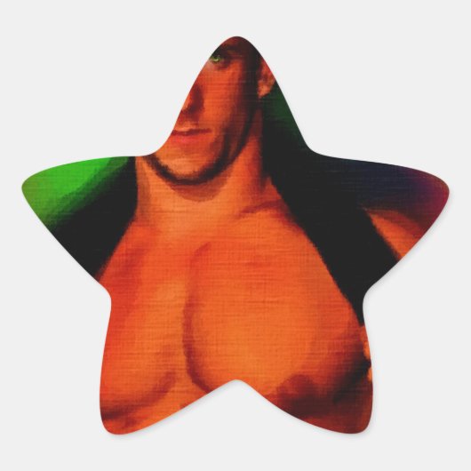 handdoek uit ster sticker (Voorkant)