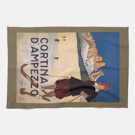  handdoek van de Italiaanse Alpen (Horizontaal)