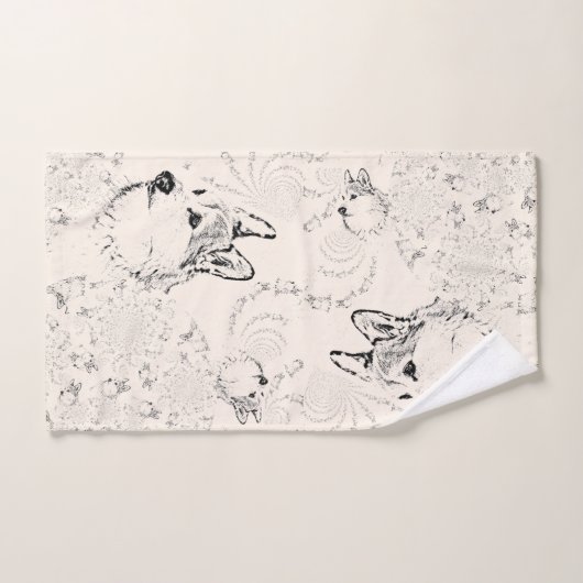 Handdoek van het Corgi Pattern (Handdoek)