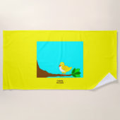 Handdoek van het Strand van de Vogel van de (Voorkant)