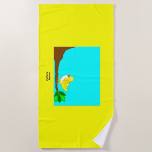 Handdoek van het Strand van de Vogel van de (Voorkant)