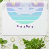 Handdoek van Pickle Peace (Gevouwen)