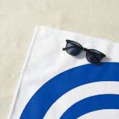 Handdoek. Vang. Alles. Overal. Strandlaken (In situ)