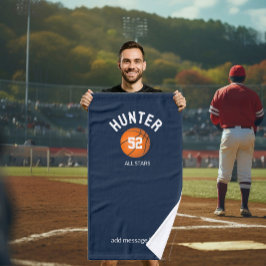Handdoek voor honkbal, badhanddoek voor trainers