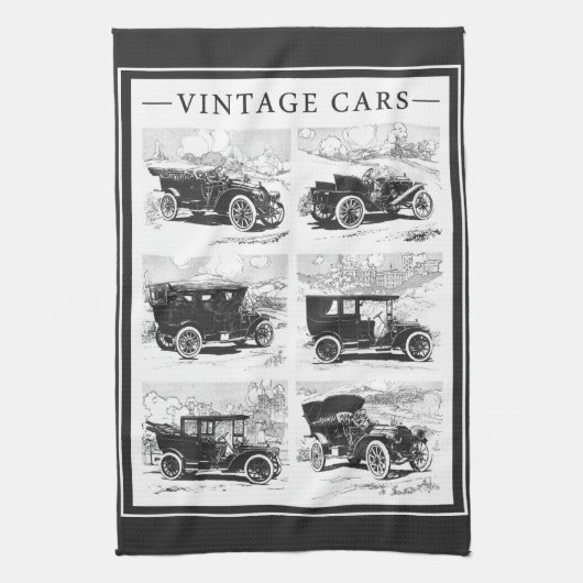 Handdoek voor intage auto's (Verticaal)