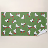 Handdoek voor rolstoelSchaatsen (Voorkant)