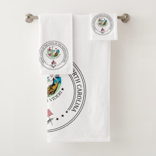 Handdoek Vrijmetselarij Loge van de staat North Ca (Insitu)