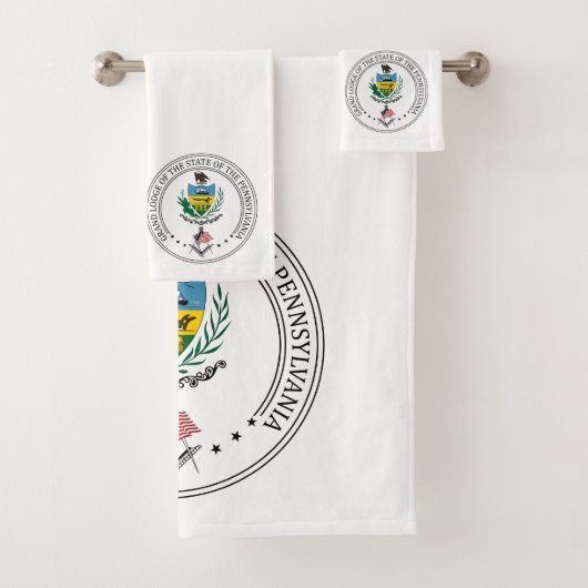 Handdoek Vrijmetselarij Loge van de staat Pennsylv (Insitu)