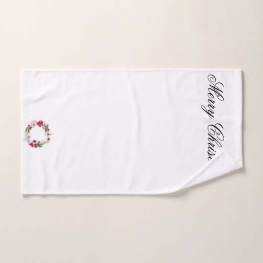 Handdoek Vrolijk kerstfeest (Handdoek)