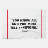 Handdoek - whiskey (Horizontaal)