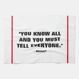 Handdoek - whiskey