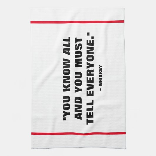 Handdoek - whiskey (Verticaal)