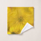 Handdoek Yellow Bokeh Flower (Wasdoekje)