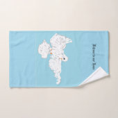 Handdoekdoekjes: Witte dove Bad Handdoek (Handdoek)