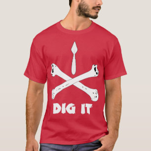handdoeken en kruisingen voor archeologische foren t-shirt