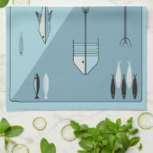 Handdoeken FABULOUS 1950 FISH Retro 200 COLORS (Gevouwen)