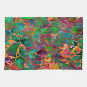 Handdoeken Floral Abstract Glas in lood (Horizontaal)