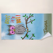 Handdoeken, grote koeienvangers, zonnebrillen, HOO Strandlaken (Voorkant)