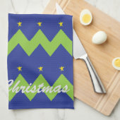 handdoeken "kerstbomen en sterren" (Quarter Fold)