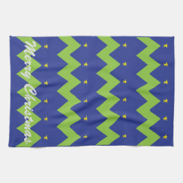 handdoeken "kerstbomen en sterren"