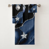 Handdoeken, kerstmis, bed set, Midnight Bad Handdoek (Insitu)