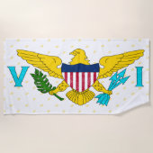 Handdoeken met Amerikaanse Maagdeneilanden (Voorkant)