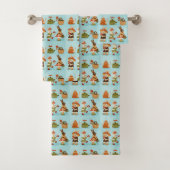 Handdoeken met een leuke tuinprint (Insitu)