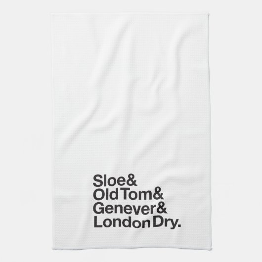 Handdoeken met gin-typen (Verticaal)