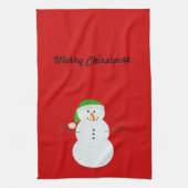 Handdoeken met Snowman Chirstmas (Verticaal)