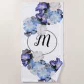  handdoeken met speciale bloem (Voorkant)