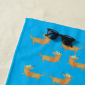 Handdoeken met strandhanddoek voor worst (In situ)