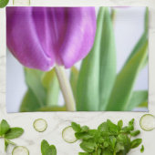 Handdoeken - Paarse Tulip Paaskeuken (Gevouwen)