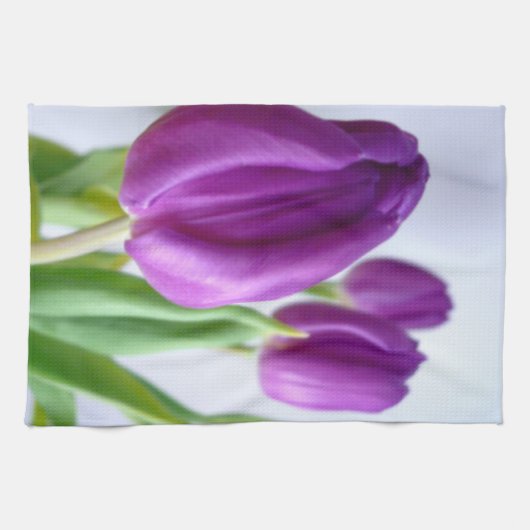 Handdoeken - Paarse Tulip Paaskeuken (Horizontaal)