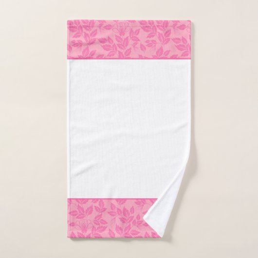 Handdoeken set- Floral roze (Handdoek)