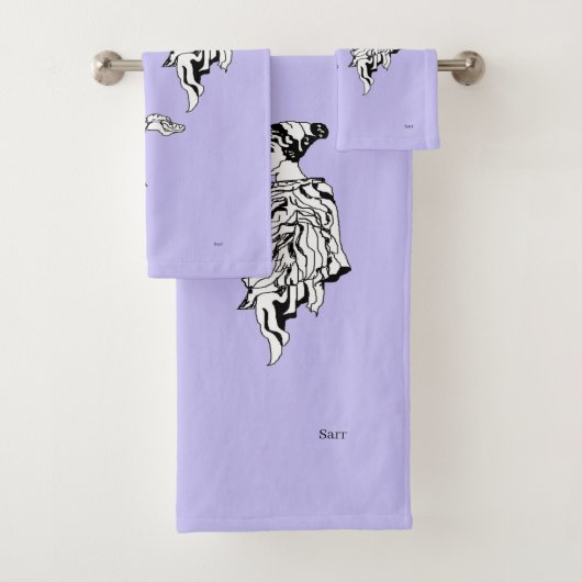 Handdoeken stellen Grieks beeld (Insitu)