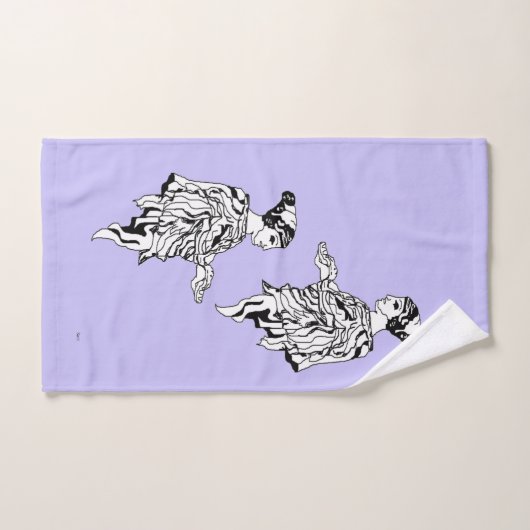 Handdoeken stellen Grieks beeld (Handdoek)