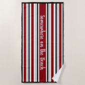 Handdoeken Stripes-Ergens op de strand (Voorkant)