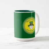 Handdoeken Tweekleurige Koffiemok (Voorkant rechts)