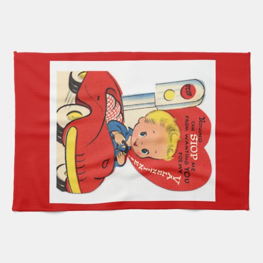 Handdoeken -  Valentijn keukenhanddoek 7 (Horizontaal)