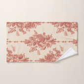 Handdoeken Vintage Rode Tapijt Ontwerp, Romantisch (Handdoek)
