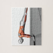 Handdoeken vliegen oefening 3 legpuzzel (Verticaal)