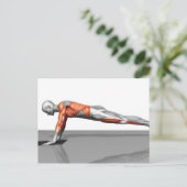 Handdoeken vliegen oefening briefkaart (Staand voorkant)