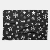 Handdoeken voor huid en snowflakes (Horizontaal)