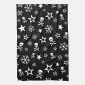 Handdoeken voor huid en snowflakes (Verticaal)