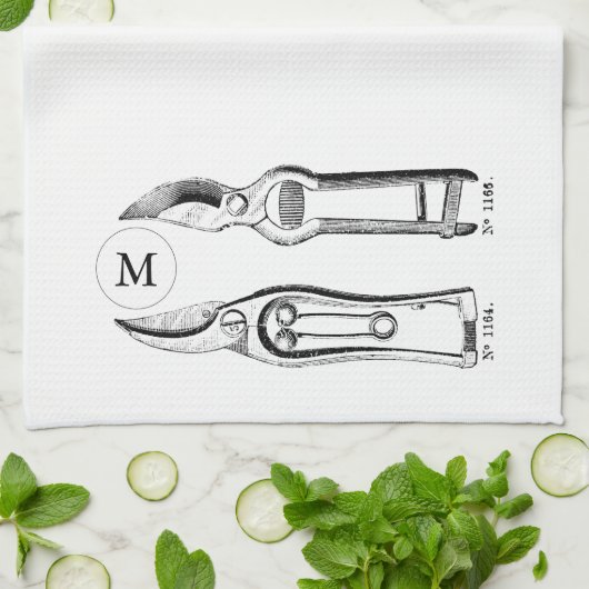  handdoeken voor tuinbouwprogramma's Monogram K (Gevouwen)