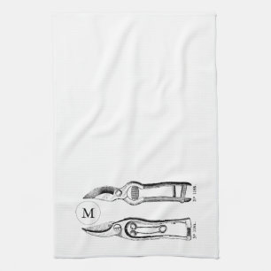 handdoeken voor tuinbouwprogramma's Monogram K