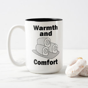 Handdoeken Warmte En Comfort Tweekleurige Koffiemok